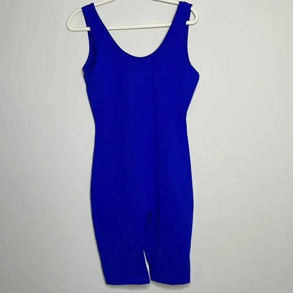 Vitique Blue One Piece Shorts Romper - Picture 4 of 8
